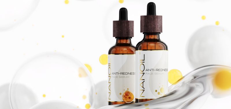 Nanoil top face serum for redness